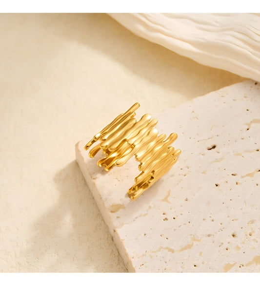 Anillo abierto geométrico