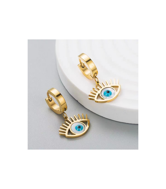 Pendientes Aro ojo turco